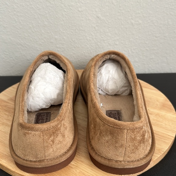 Skechers Men's Relaxed Fit Faux Suede Mule Slippers-Lemato - Picture 4 of 6